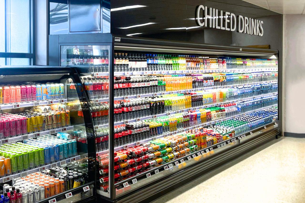 Refrigeration solutions for convenience stores