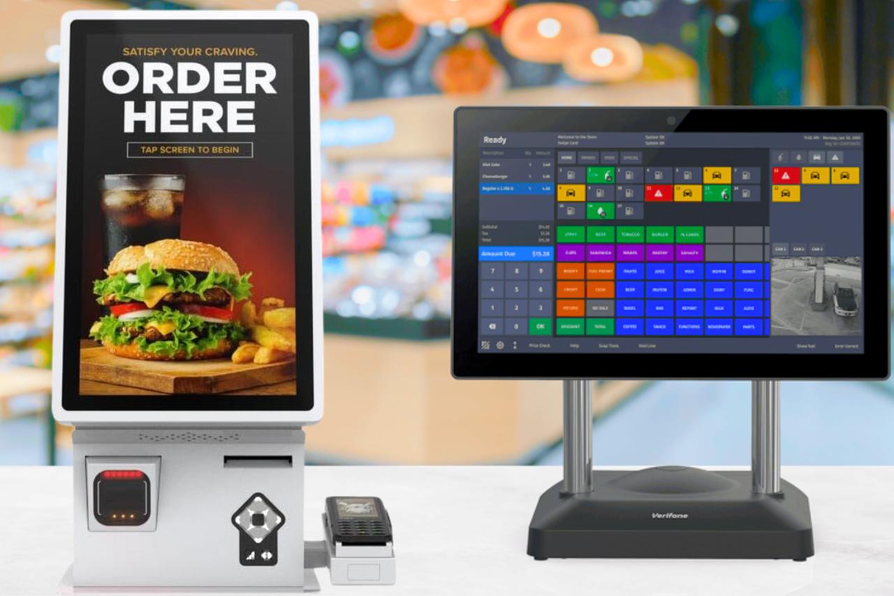 Retail POS systems Verifone K350 and Verifone C18 