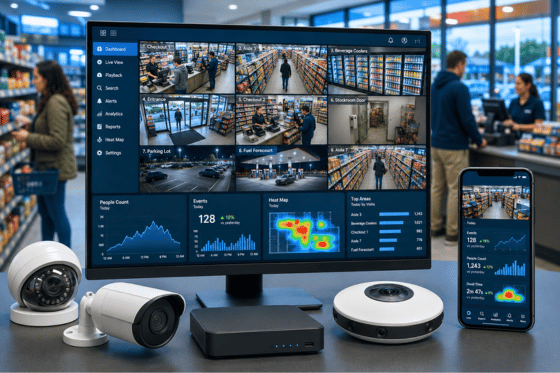Full Site C-Store Monitoring for Loss Prevention